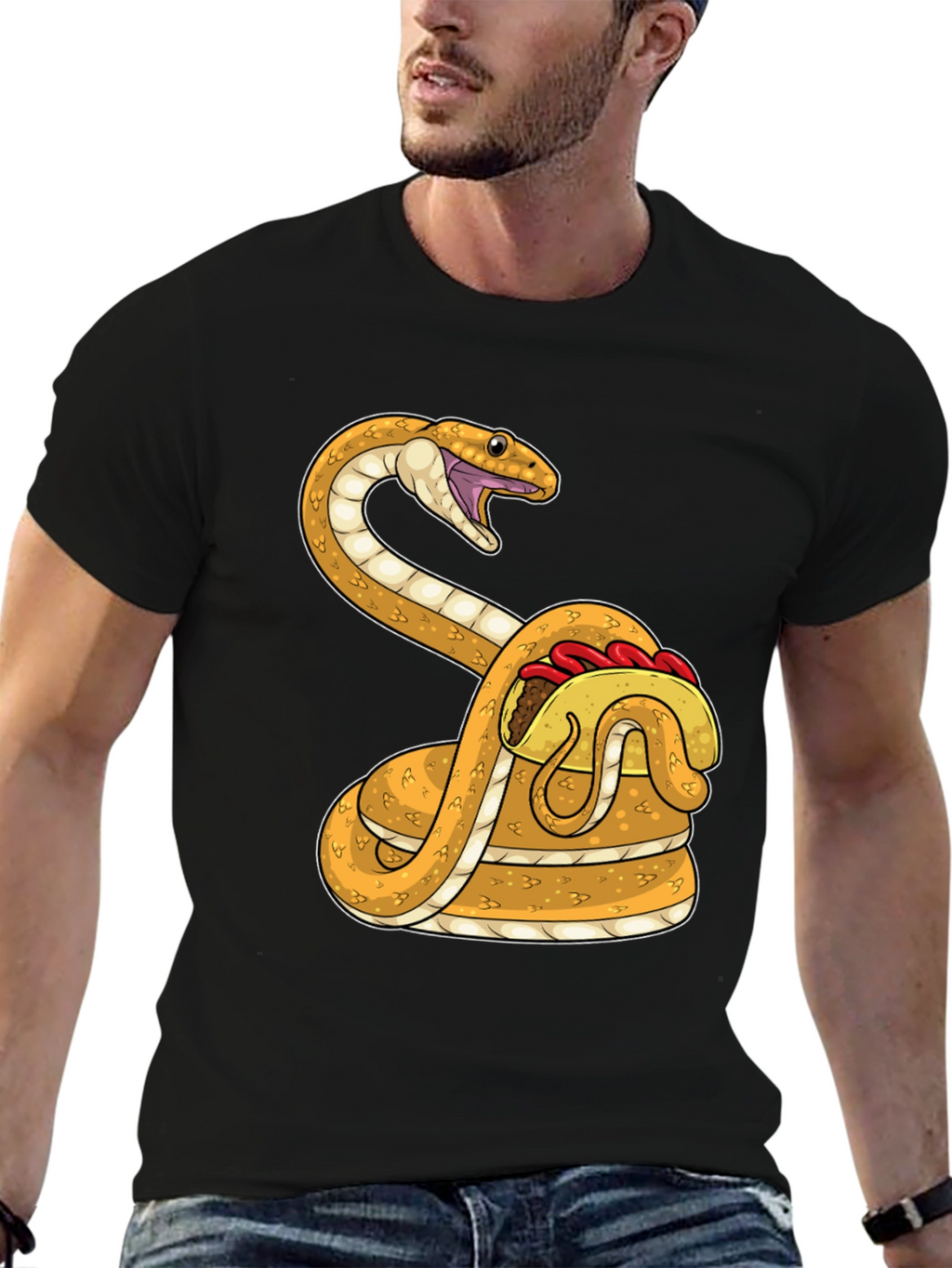 Snake Taco T-Shirt - Funny Graphic Tee