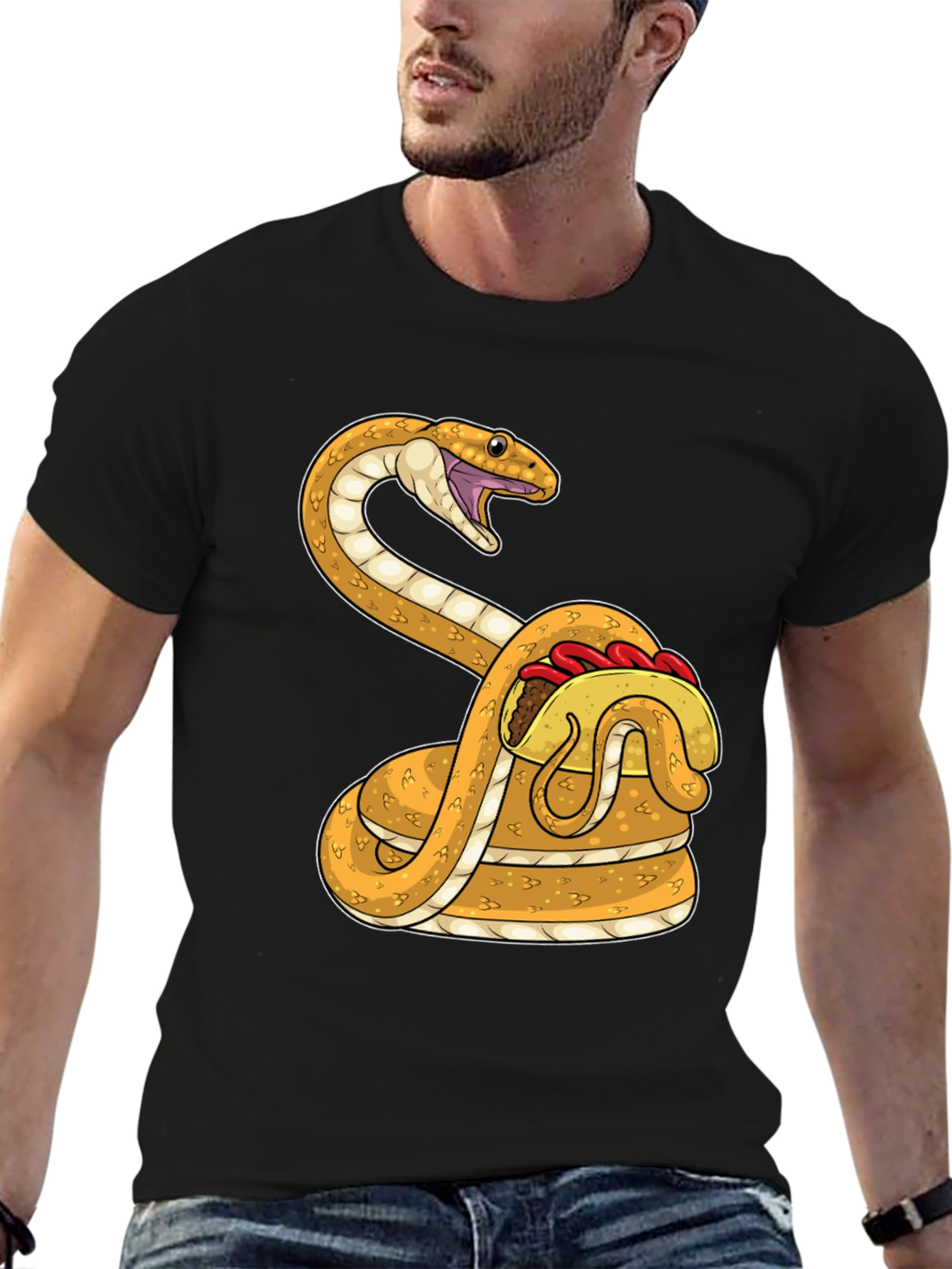 Snake Taco T-Shirt - Funny Graphic Tee
