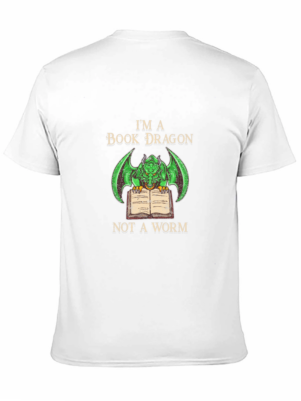 Book Dragon T-Shirt - Literary Fantasy Tee