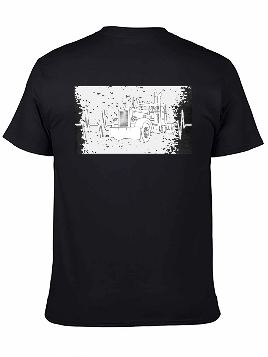 Trucker Heartbeat T-Shirt - Classic Design