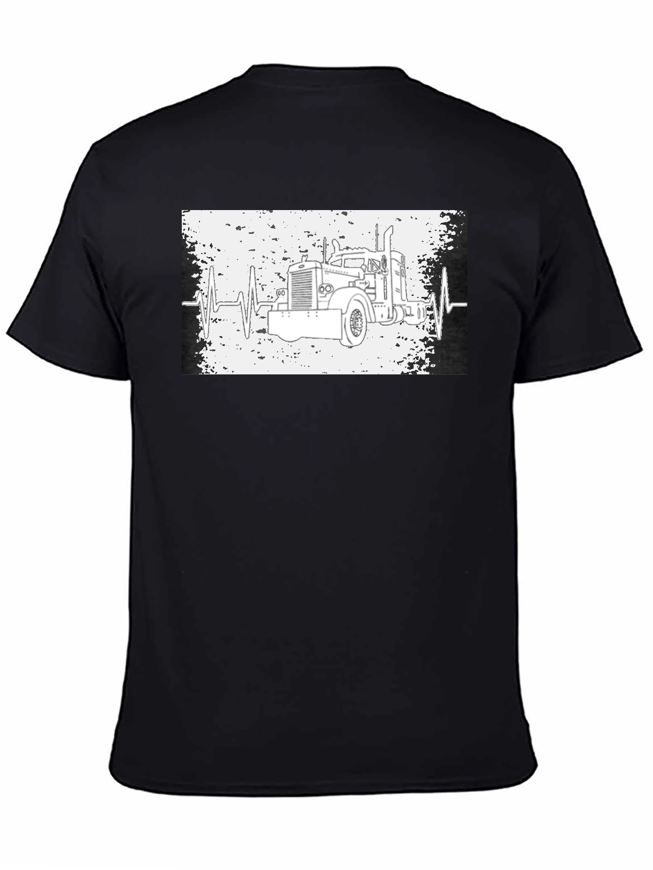 Trucker Heartbeat T-Shirt - Classic Design