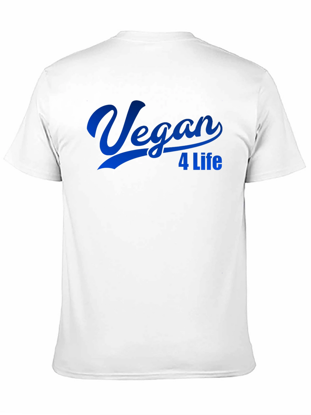 Vegan 4 Life T-Shirt - Classic Crew Neck Tee