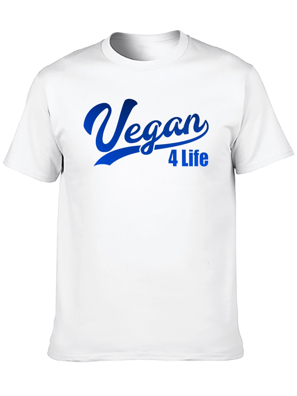 Vegan 4 Life T-Shirt - Classic Crew Neck Tee