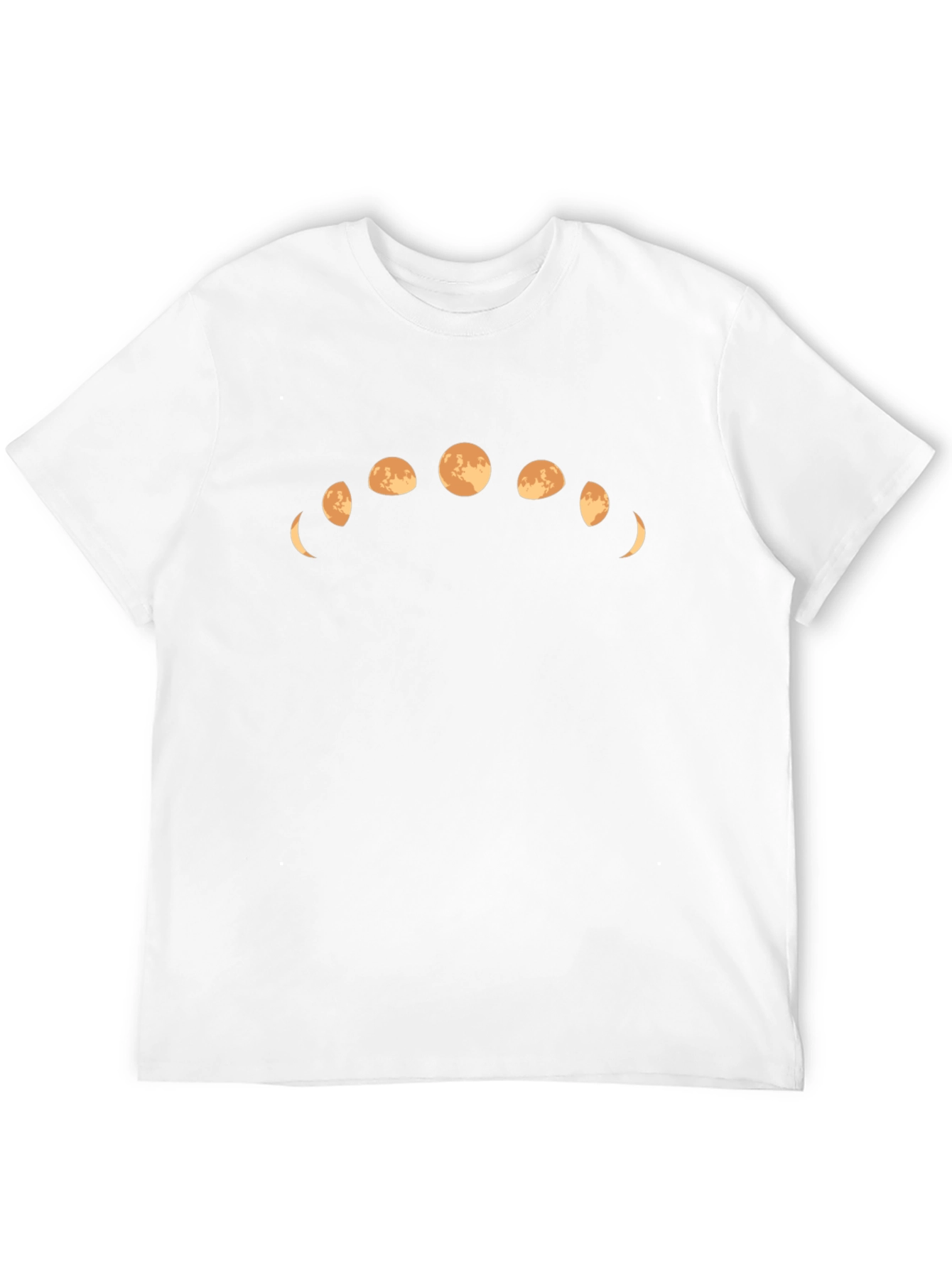 Lunar Phases Graphic Tee - Soft Cotton Blend Stylish Casual Wear
