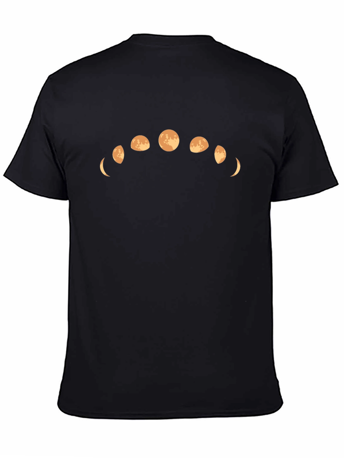 Lunar Phases Graphic Tee - Soft Cotton Blend Stylish Casual Wear