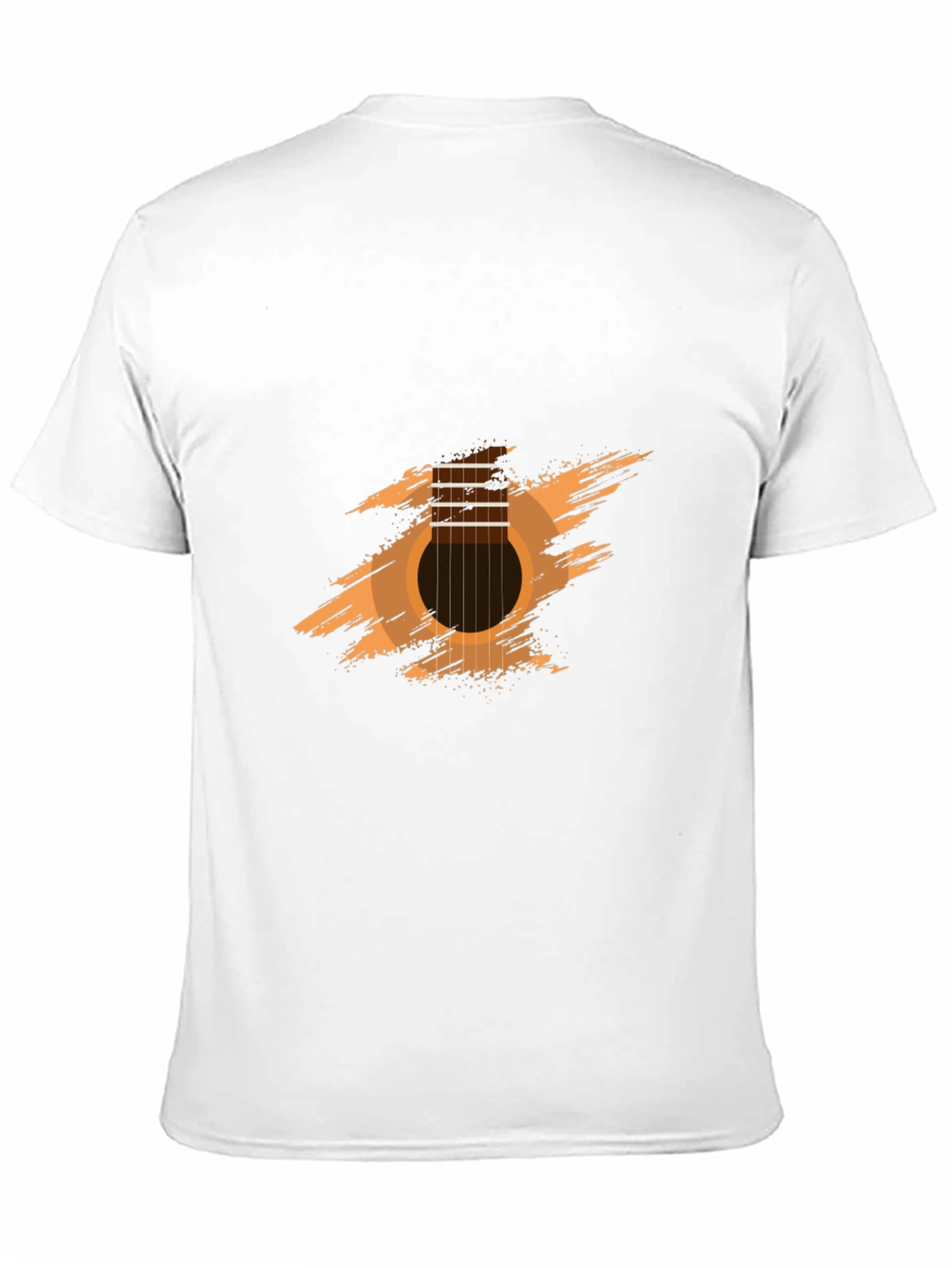 Guitar Graphic Tee - Black Cotton Comfort