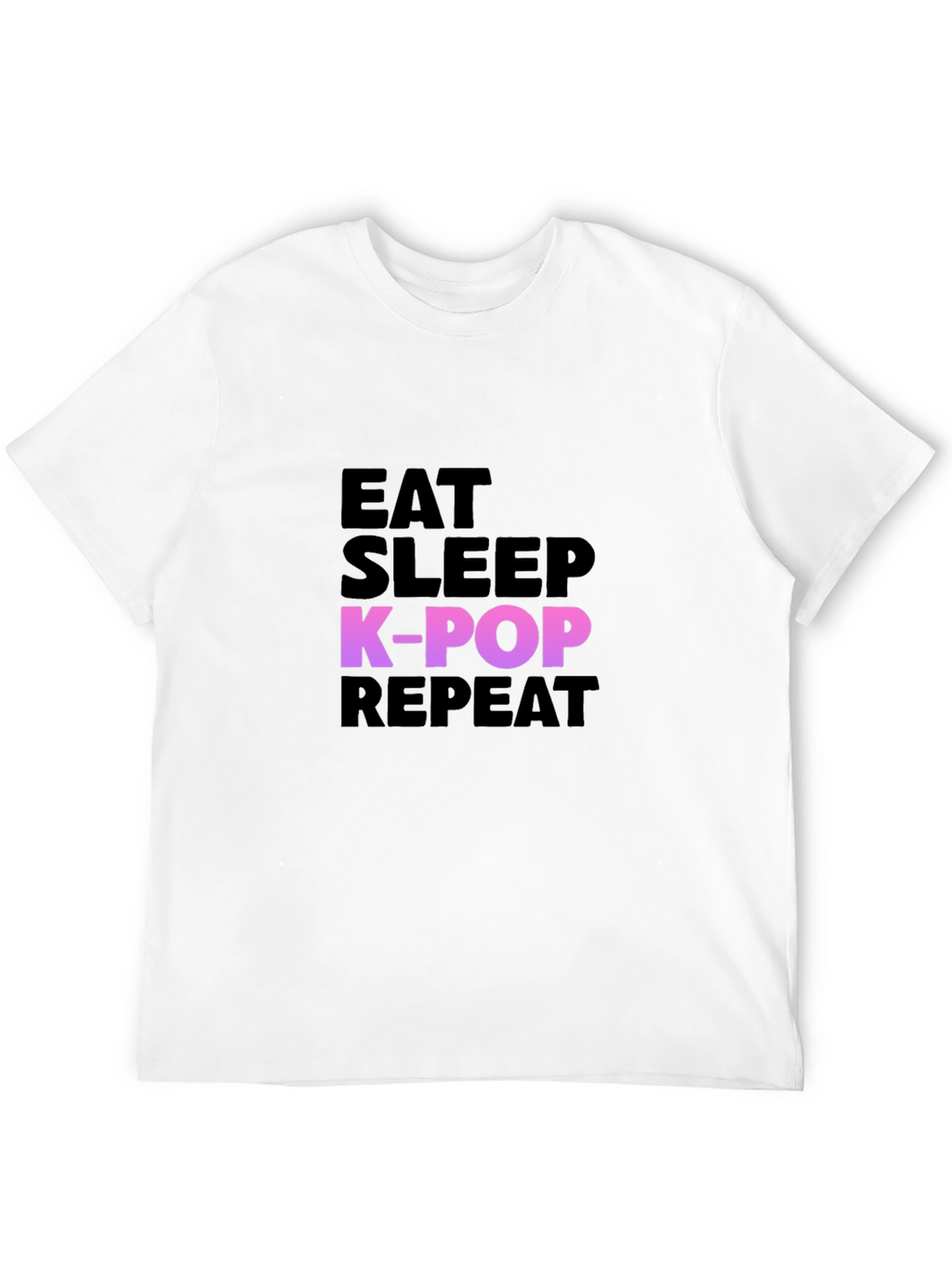 Eat Sleep K-Pop Repeat Graphic Tee
