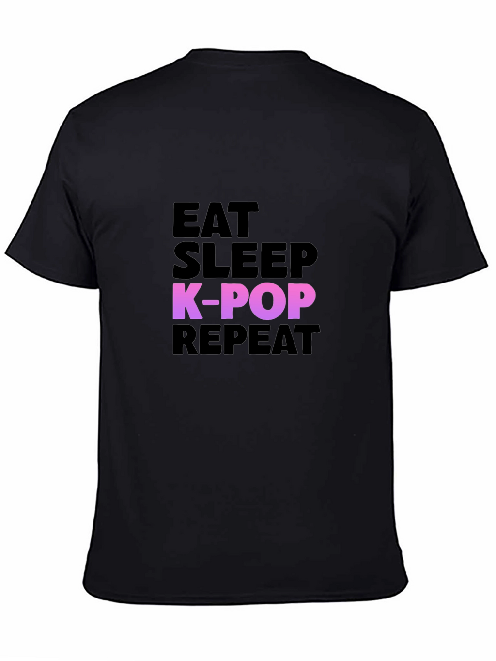 Eat Sleep K-Pop Repeat Graphic Tee