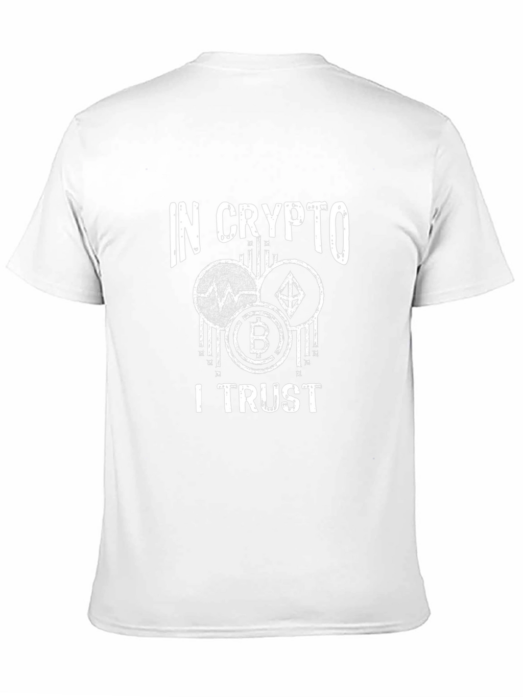 In Crypto I Trust T-Shirt - Bitcoin Ethereum Ripple