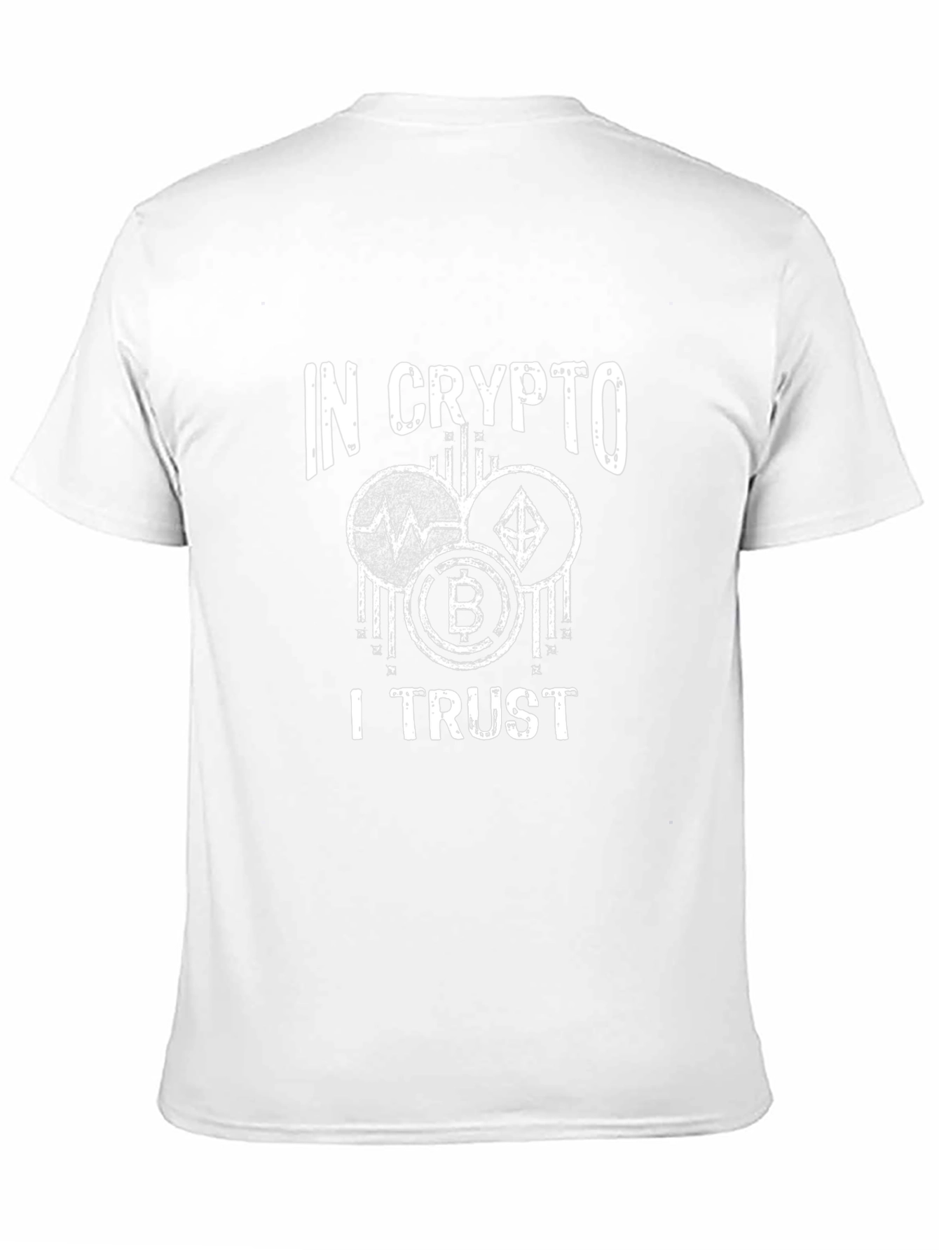 In Crypto I Trust T-Shirt - Bitcoin Ethereum Ripple