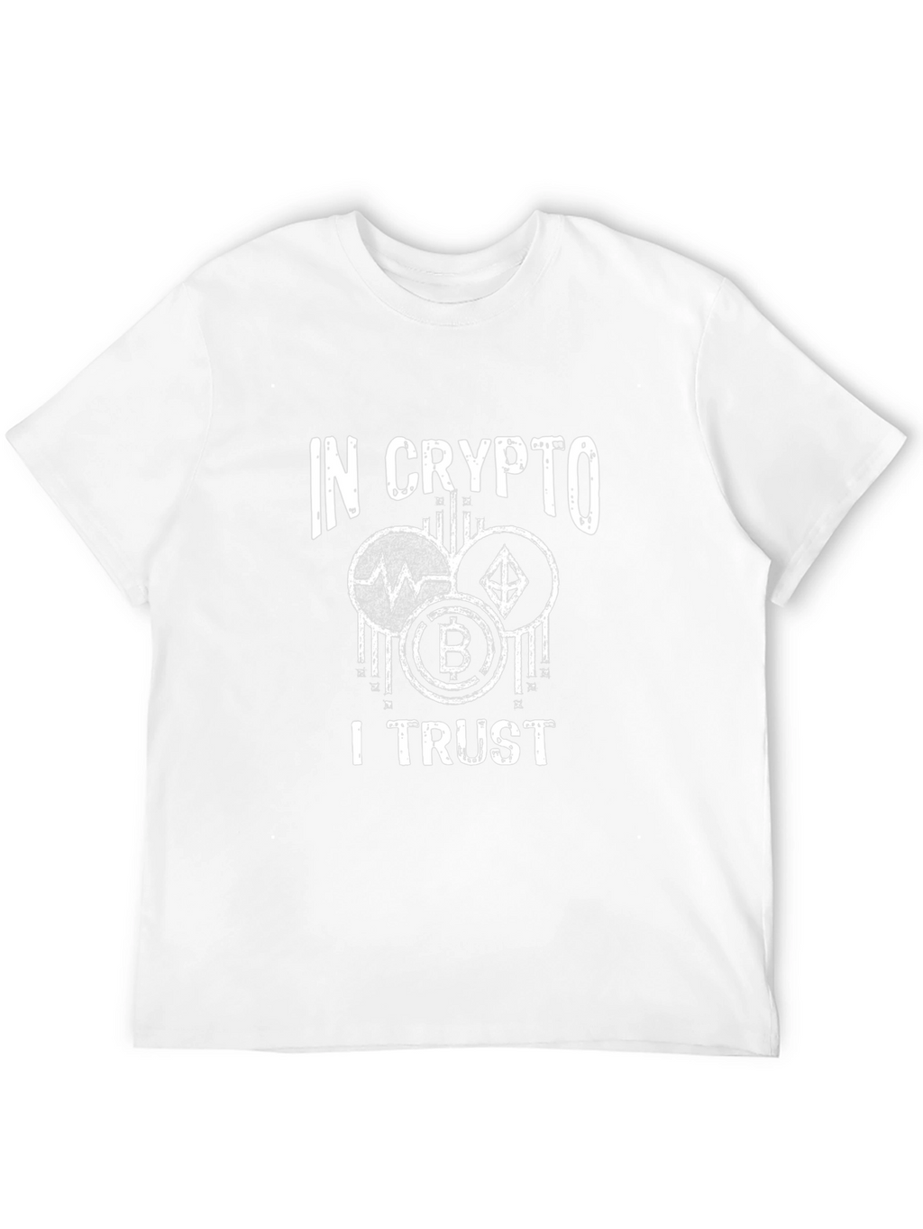 In Crypto I Trust T-Shirt - Bitcoin Ethereum Ripple