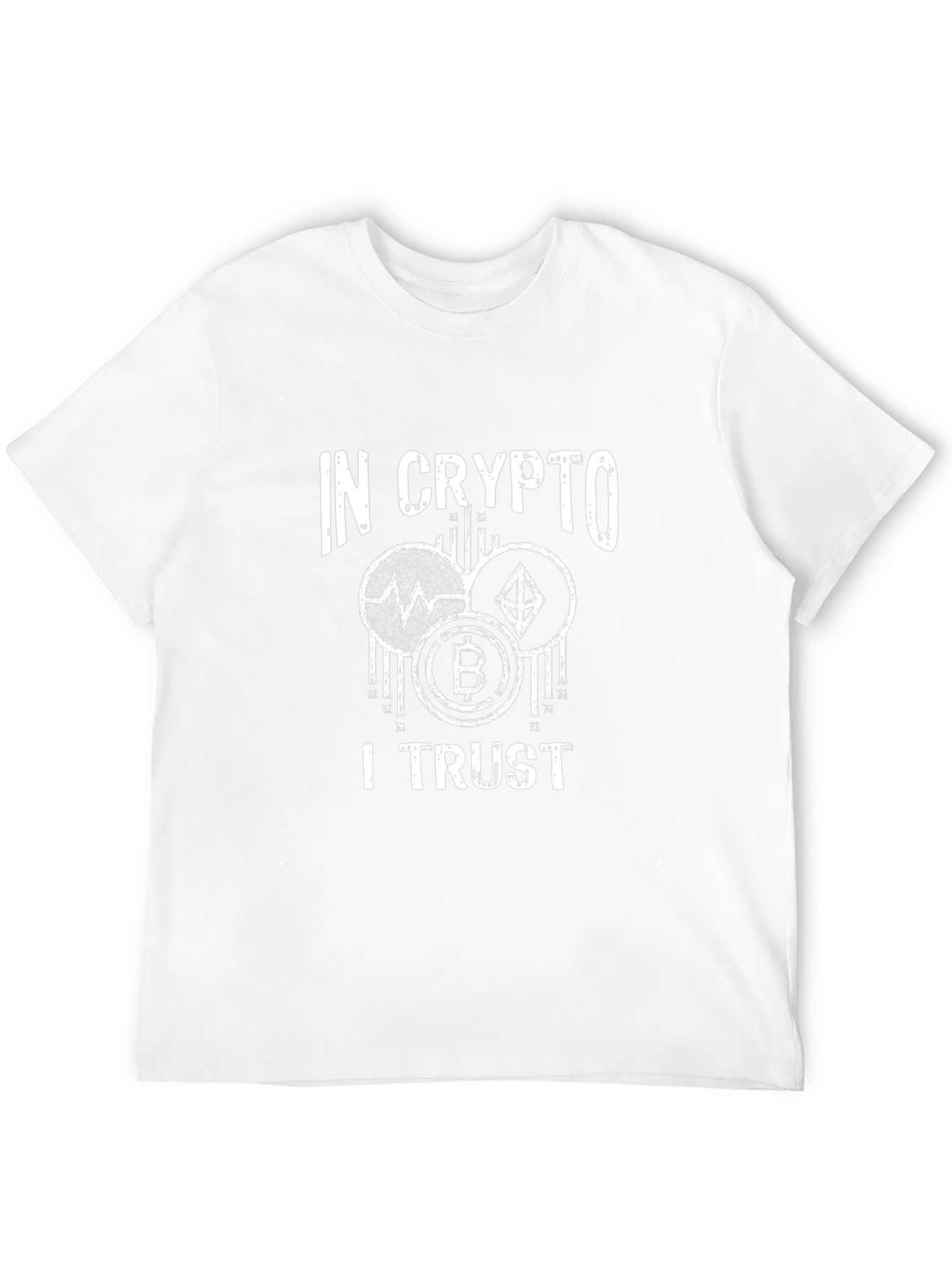 In Crypto I Trust T-Shirt - Bitcoin Ethereum Ripple