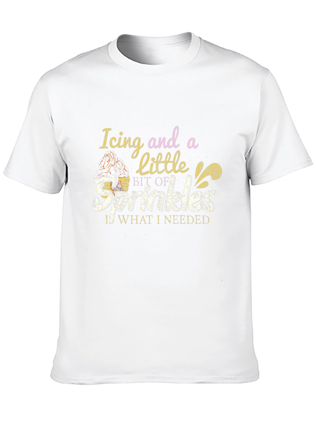 Icing and Sprinkles T-Shirt - Sweet Treat Design