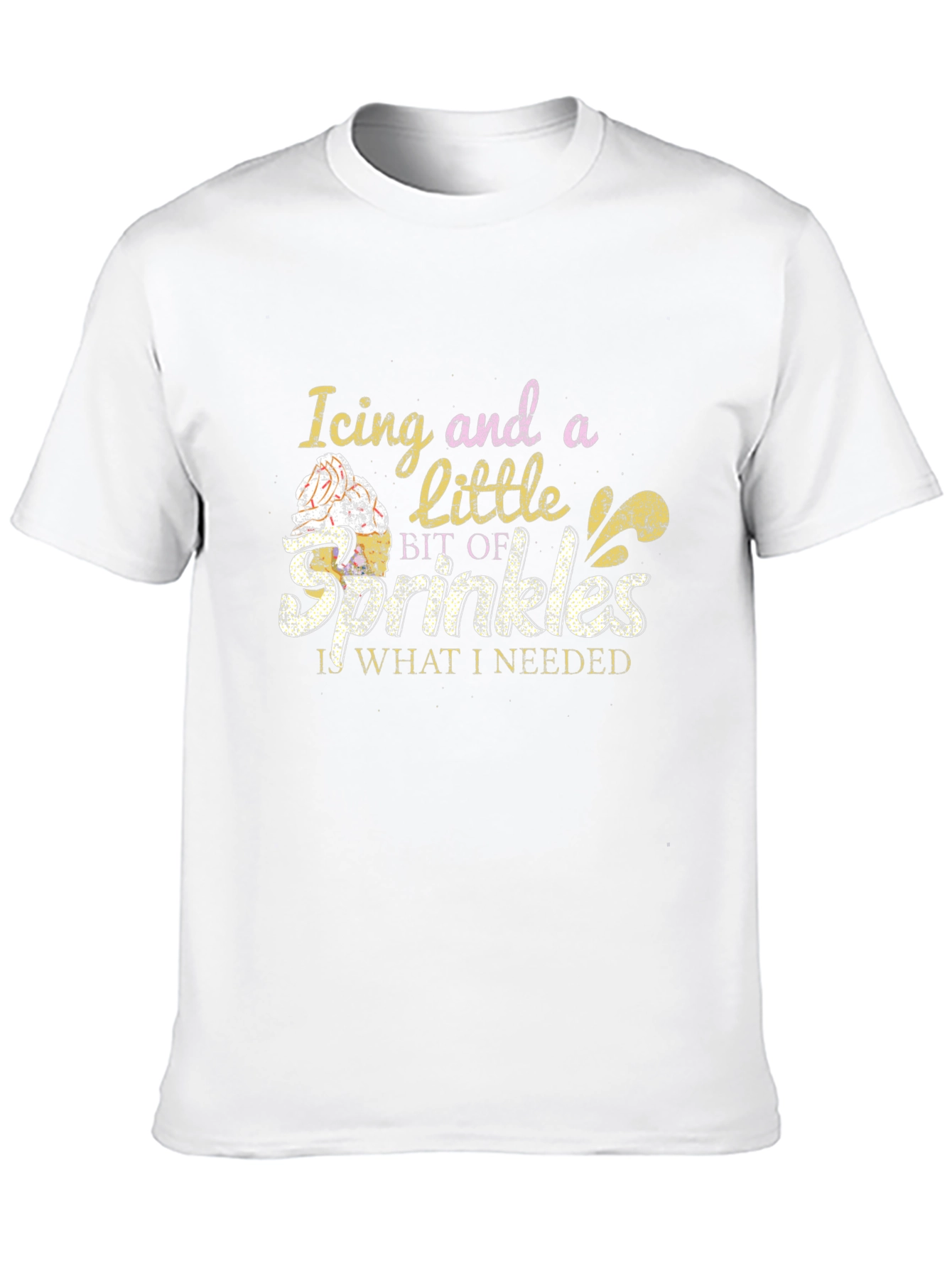 Icing and Sprinkles T-Shirt - Sweet Treat Design
