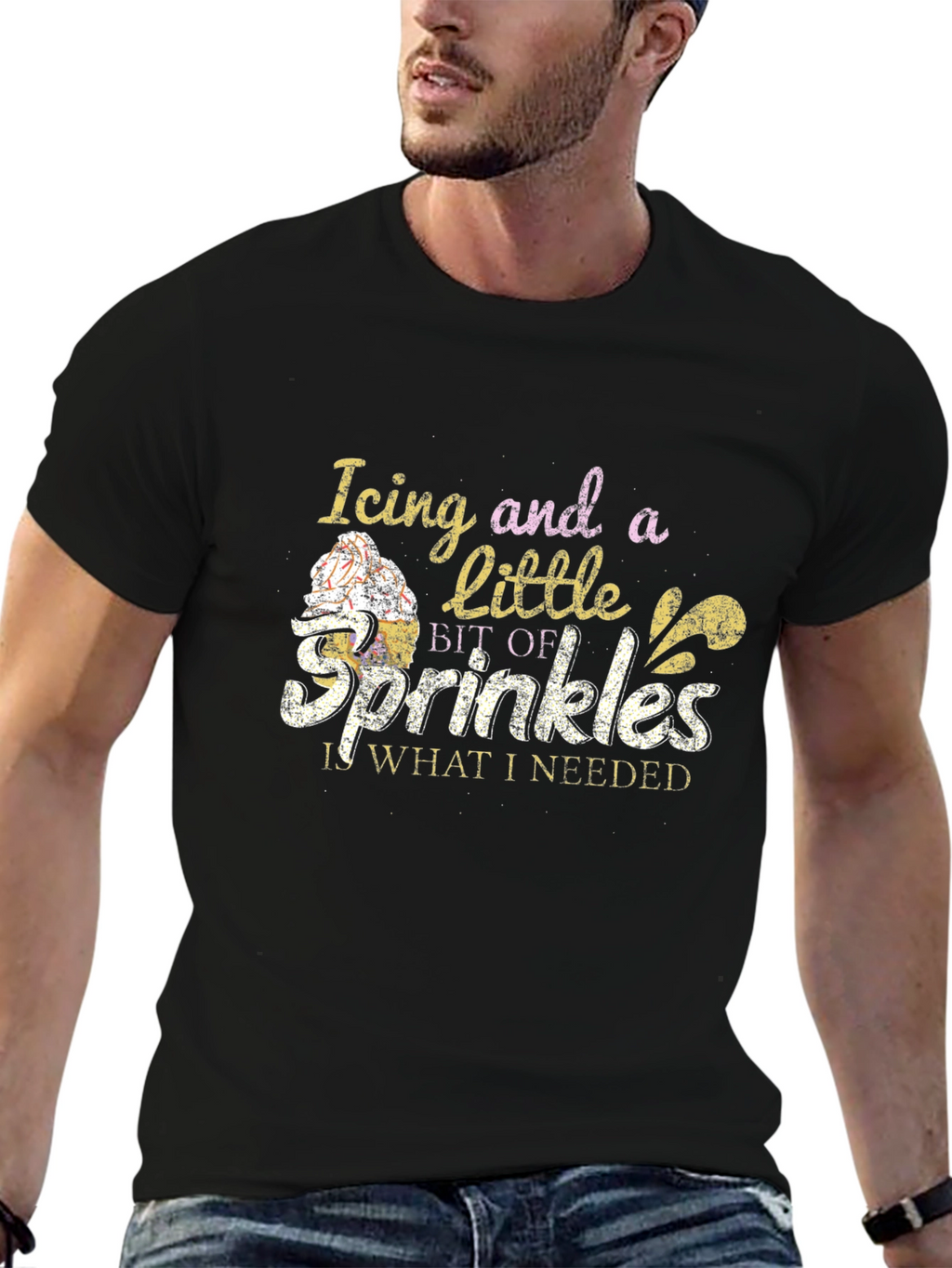 Icing and Sprinkles T-Shirt - Sweet Treat Design