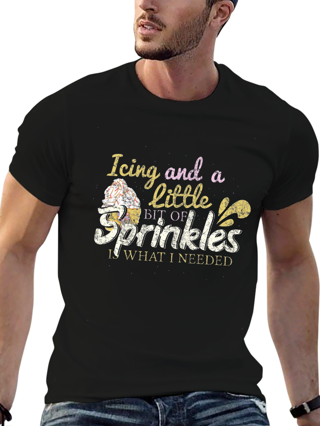 Icing and Sprinkles T-Shirt - Sweet Treat Design