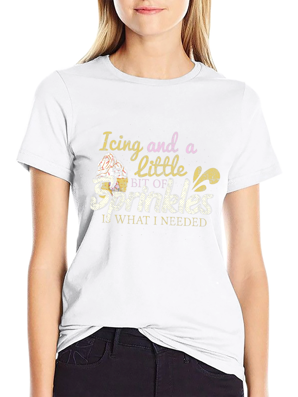 Icing and Sprinkles T-Shirt - Sweet Treat Design