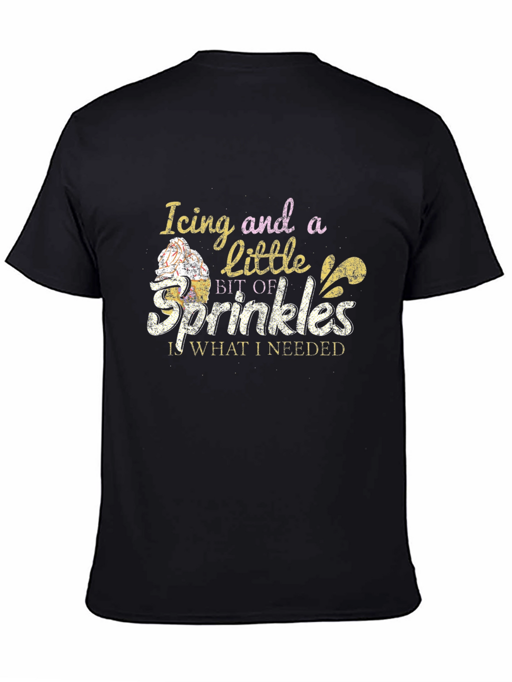 Icing and Sprinkles T-Shirt - Sweet Treat Design