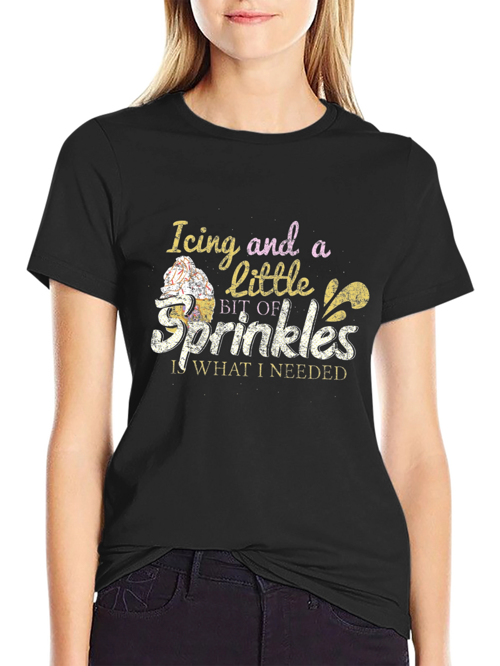 Icing and Sprinkles T-Shirt - Sweet Treat Design