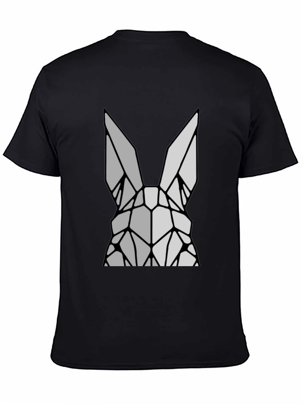 Geometric Rabbit Graphic T-Shirt