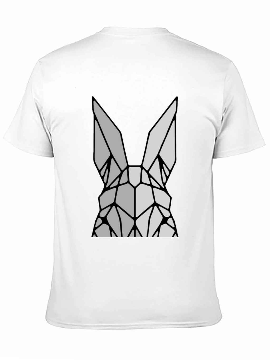Geometric Rabbit Graphic T-Shirt