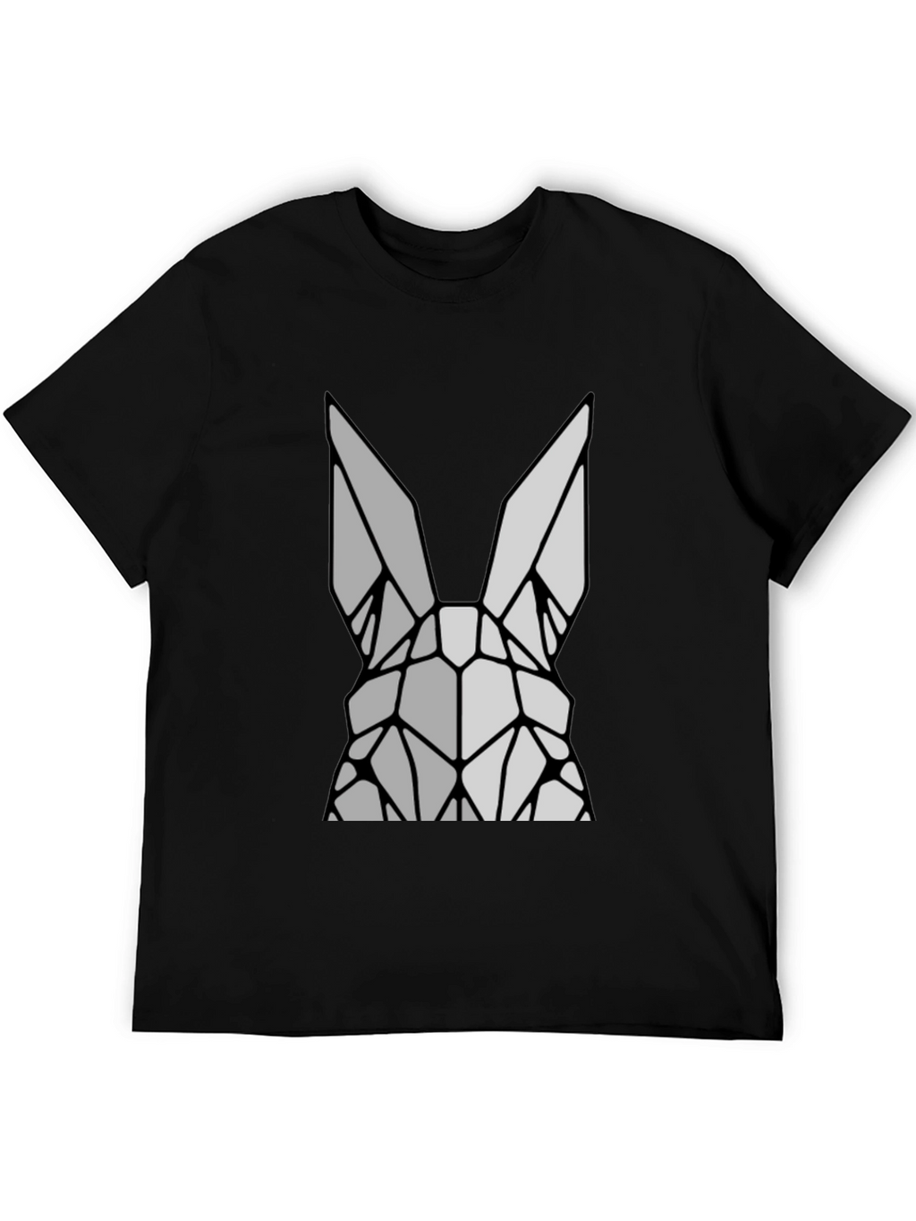 Geometric Rabbit Graphic T-Shirt