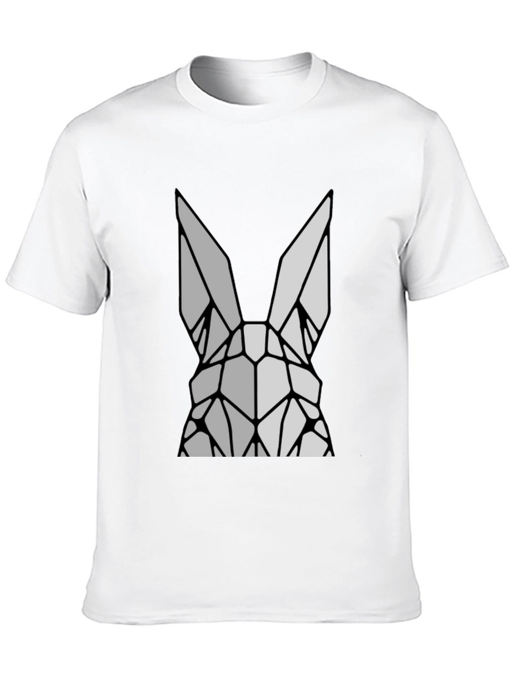 Geometric Rabbit Graphic T-Shirt