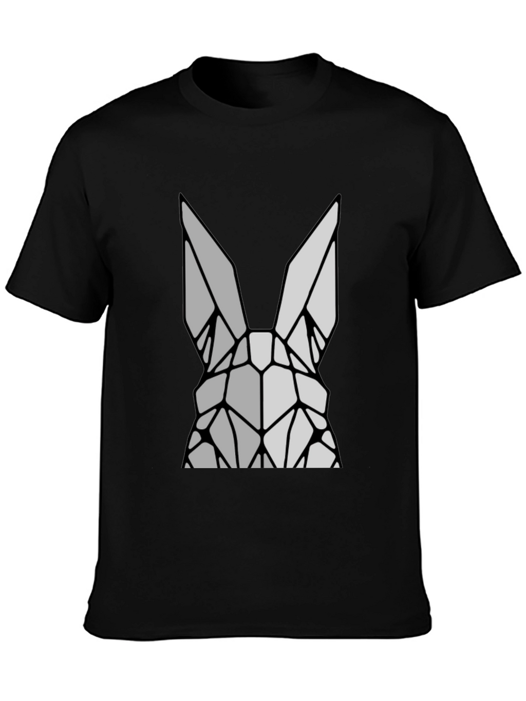 Geometric Rabbit Graphic T-Shirt