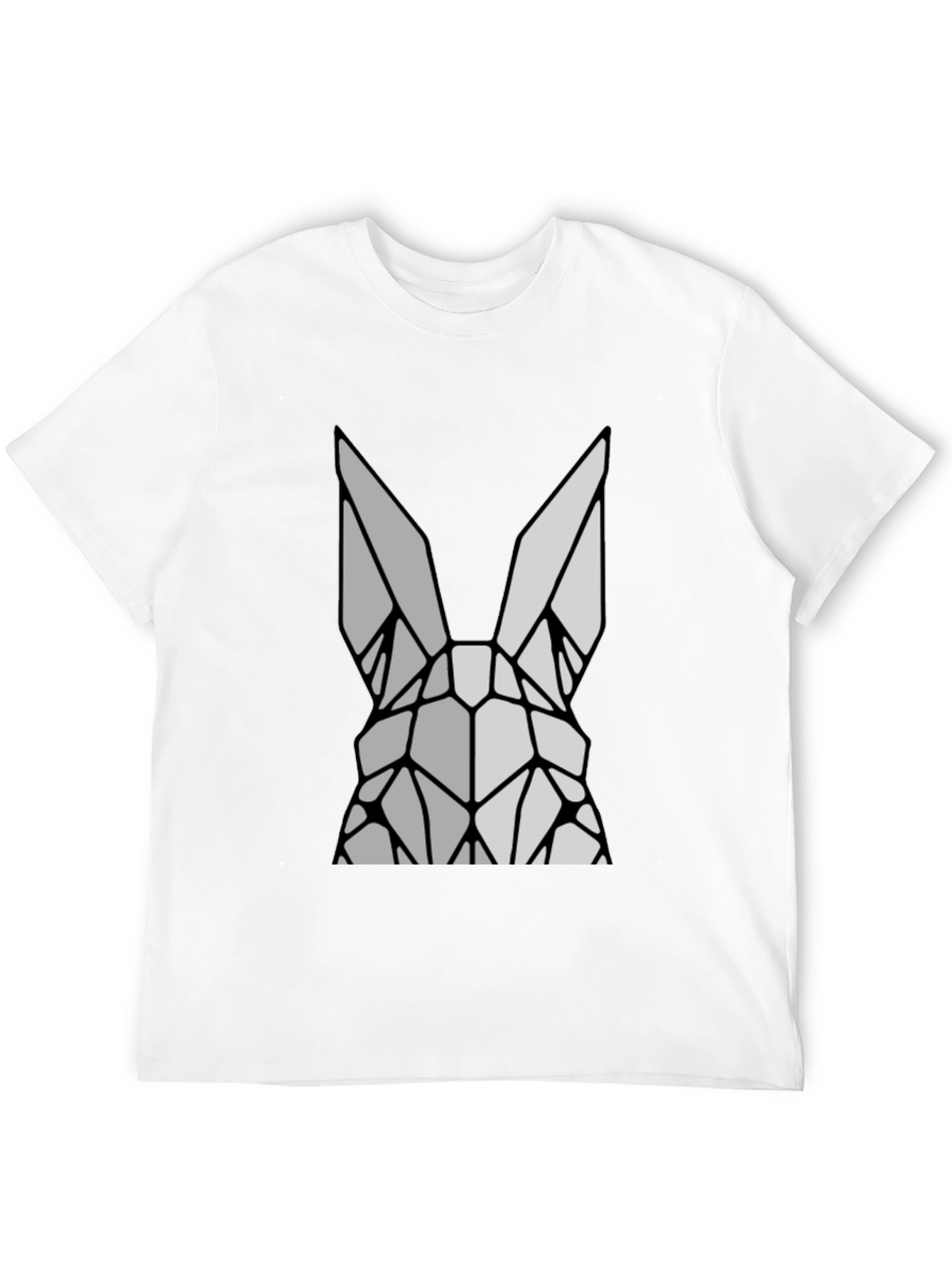 Geometric Rabbit Graphic T-Shirt