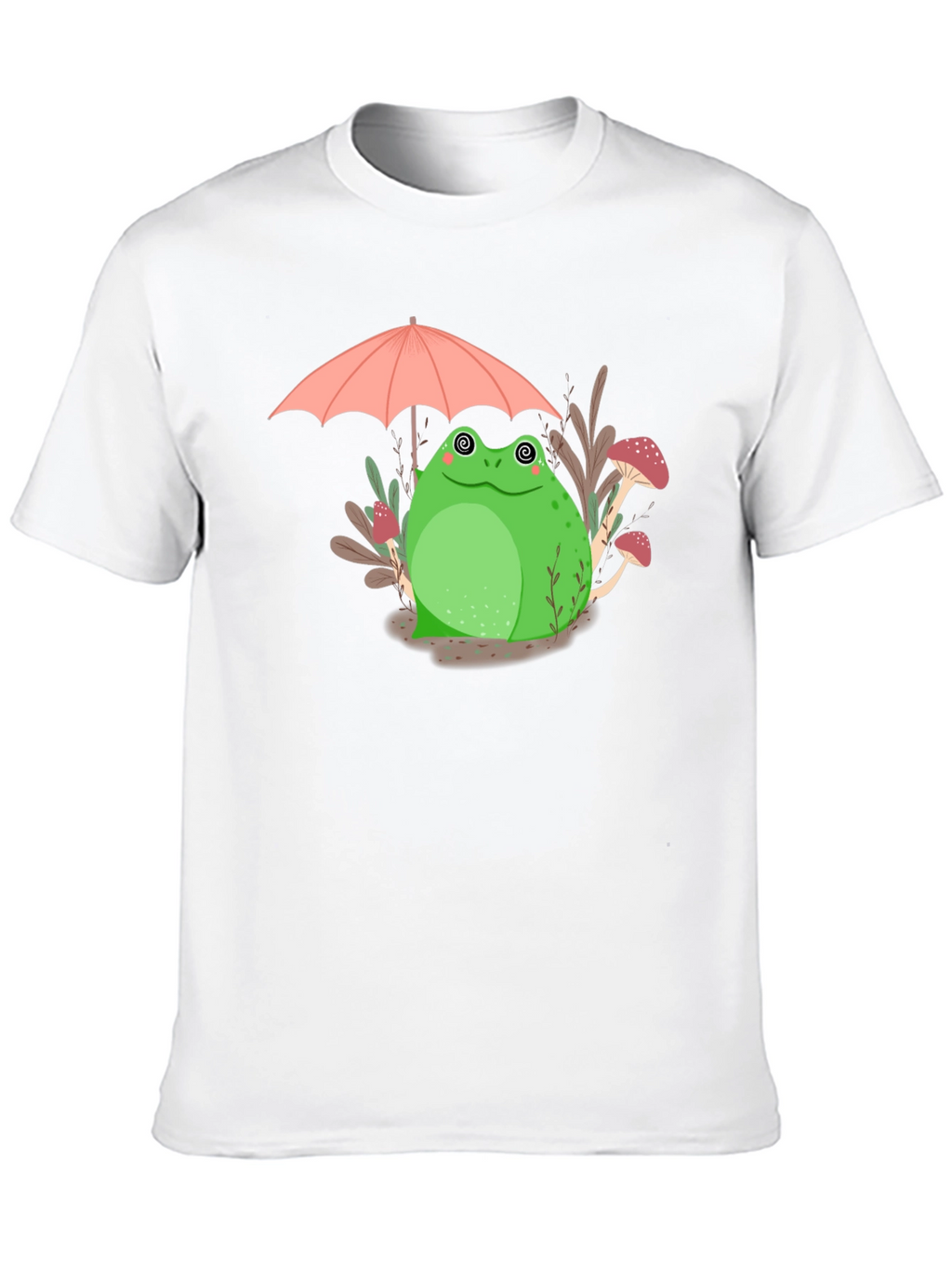 Frog Under Umbrella Graphic Tee
