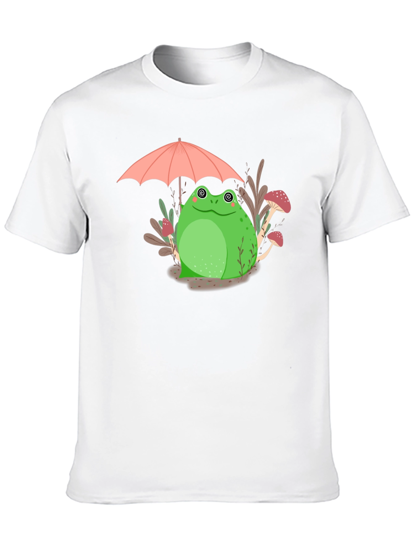 Frog Under Umbrella Graphic Tee