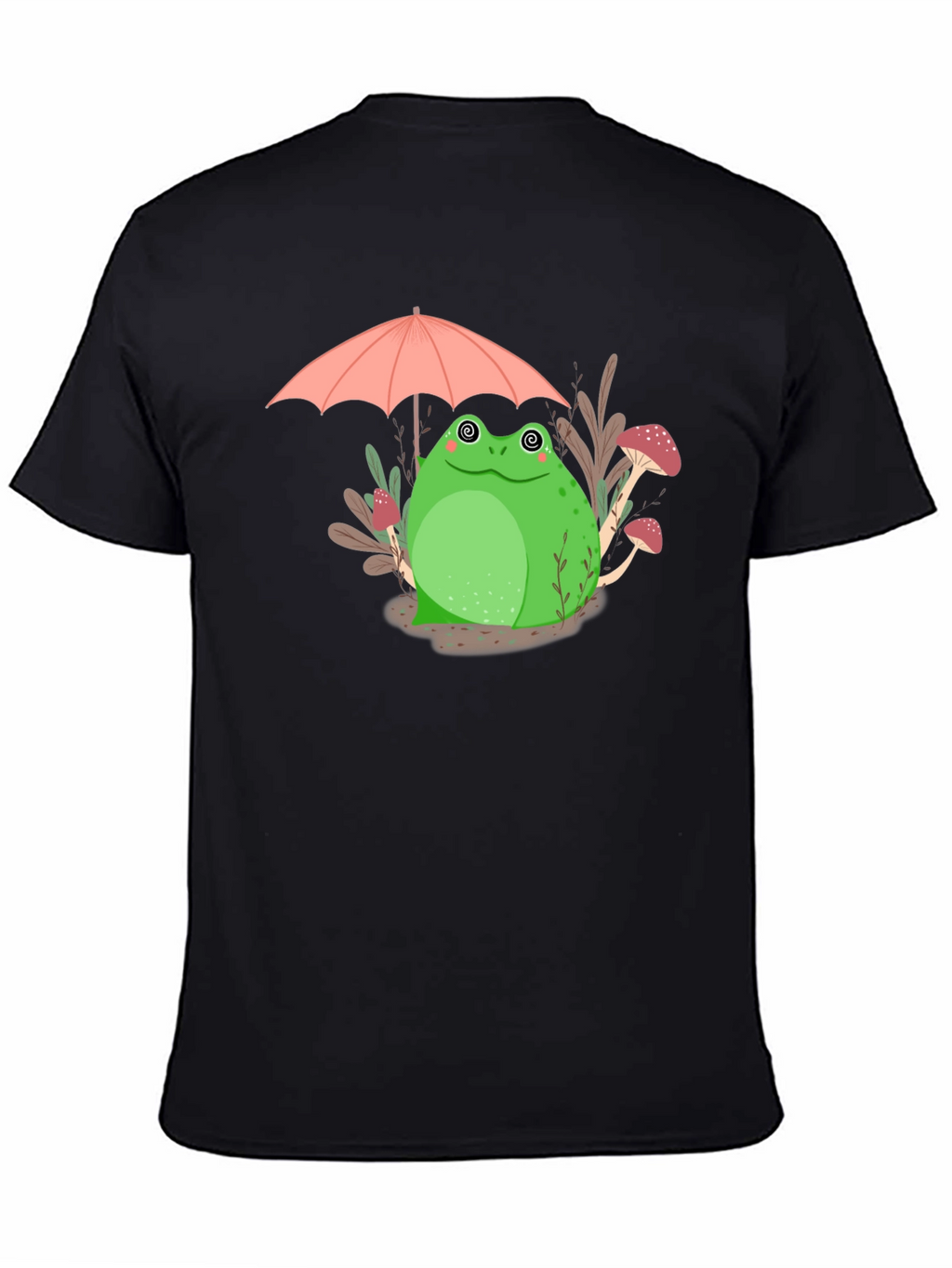 Frog Under Umbrella Graphic Tee