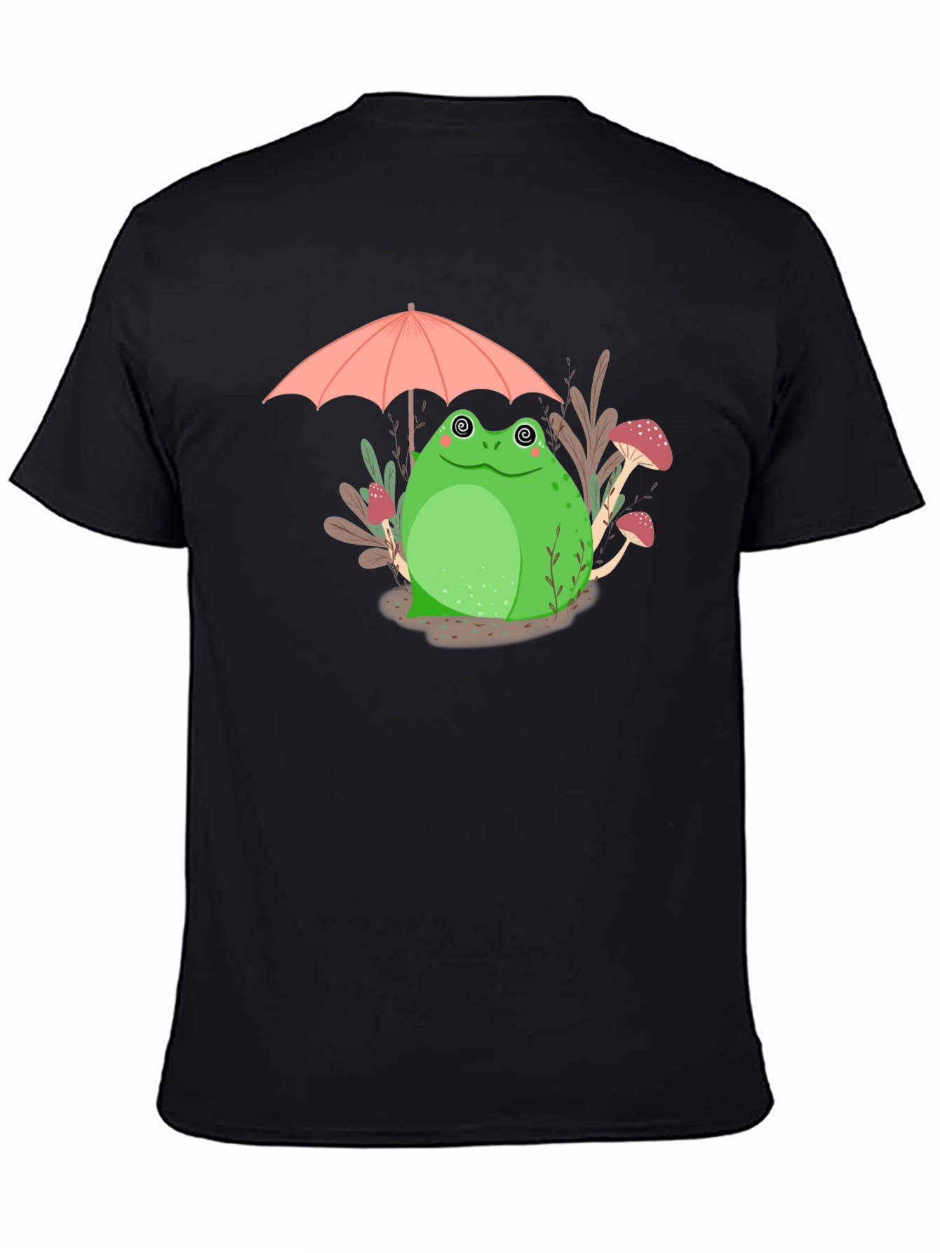 Frog Under Umbrella Graphic Tee