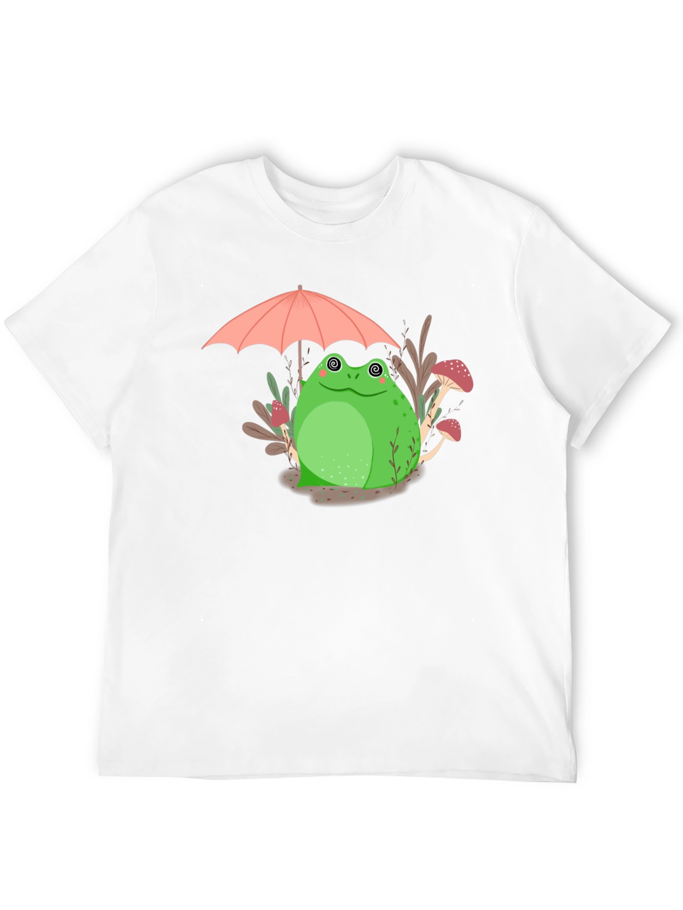 Frog Under Umbrella Graphic Tee