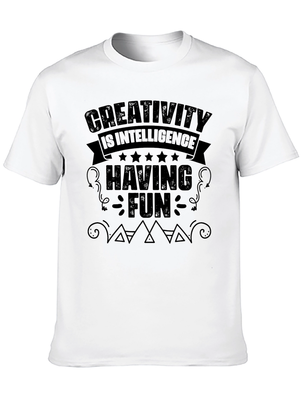 Creativity Intelligence Fun Black T-Shirt