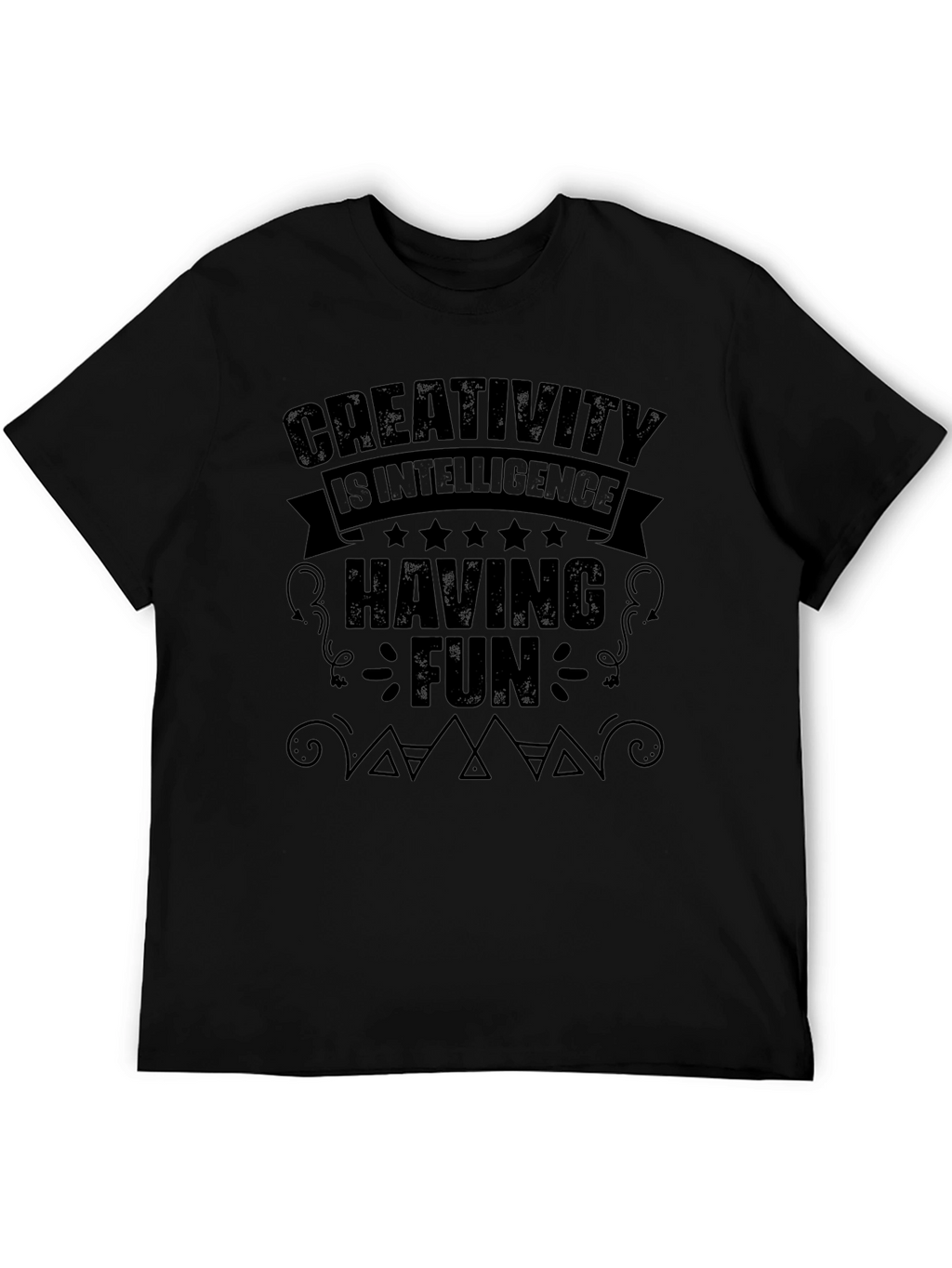 Creativity Intelligence Fun Black T-Shirt