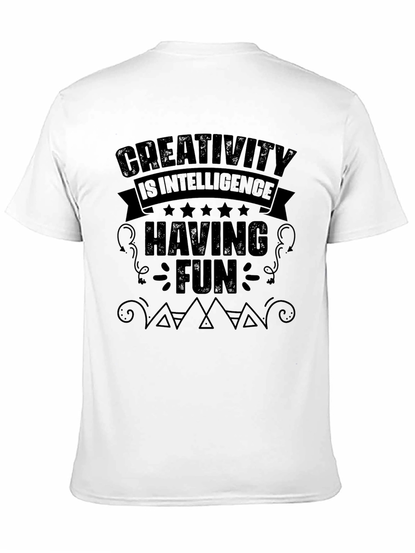 Creativity Intelligence Fun Black T-Shirt