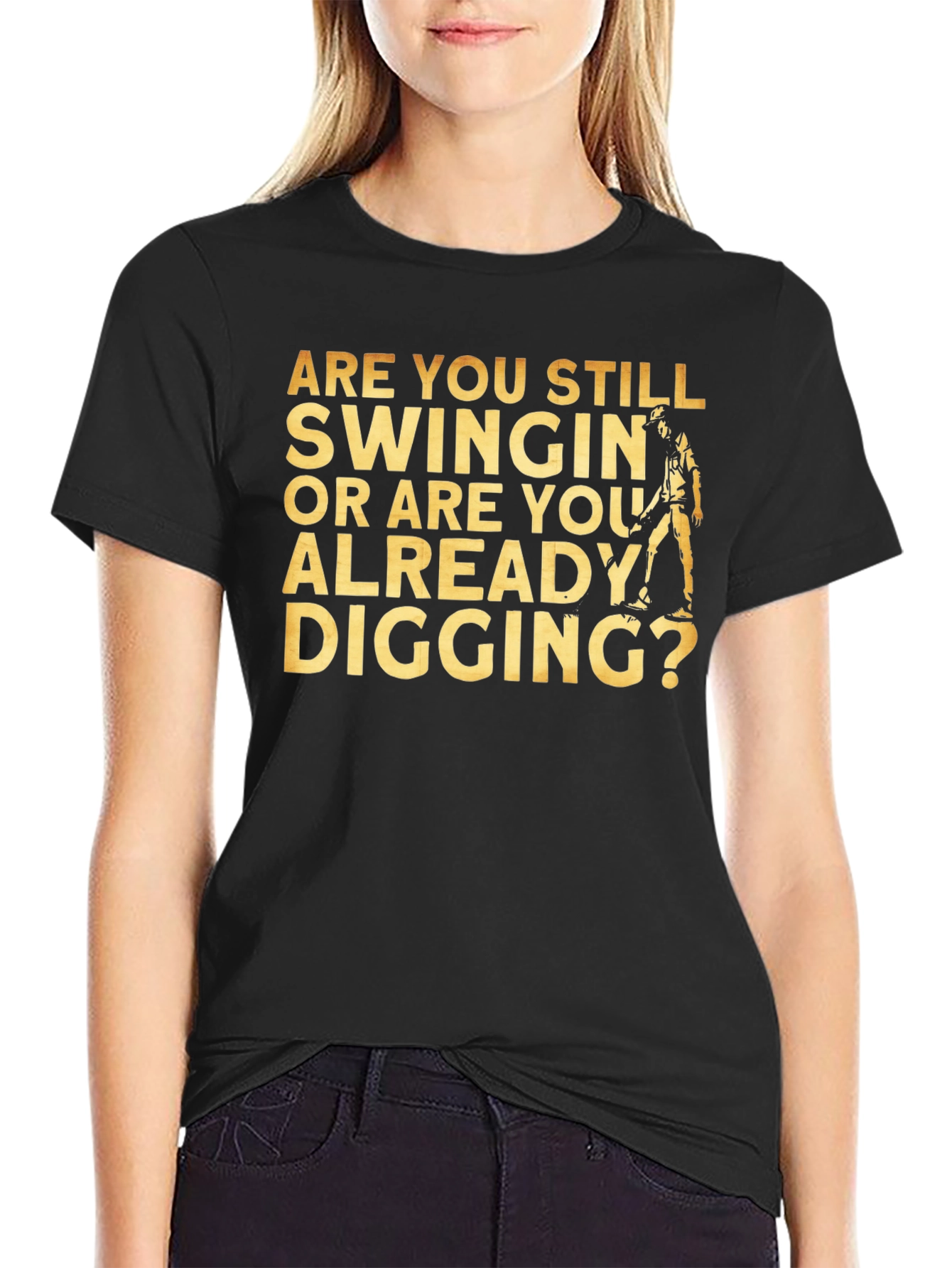 Golfing Humor T-Shirt - Are You Still Swingin?
