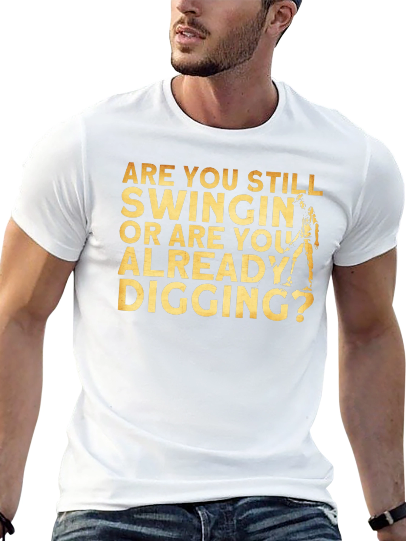 Golfing Humor T-Shirt - Are You Still Swingin?
