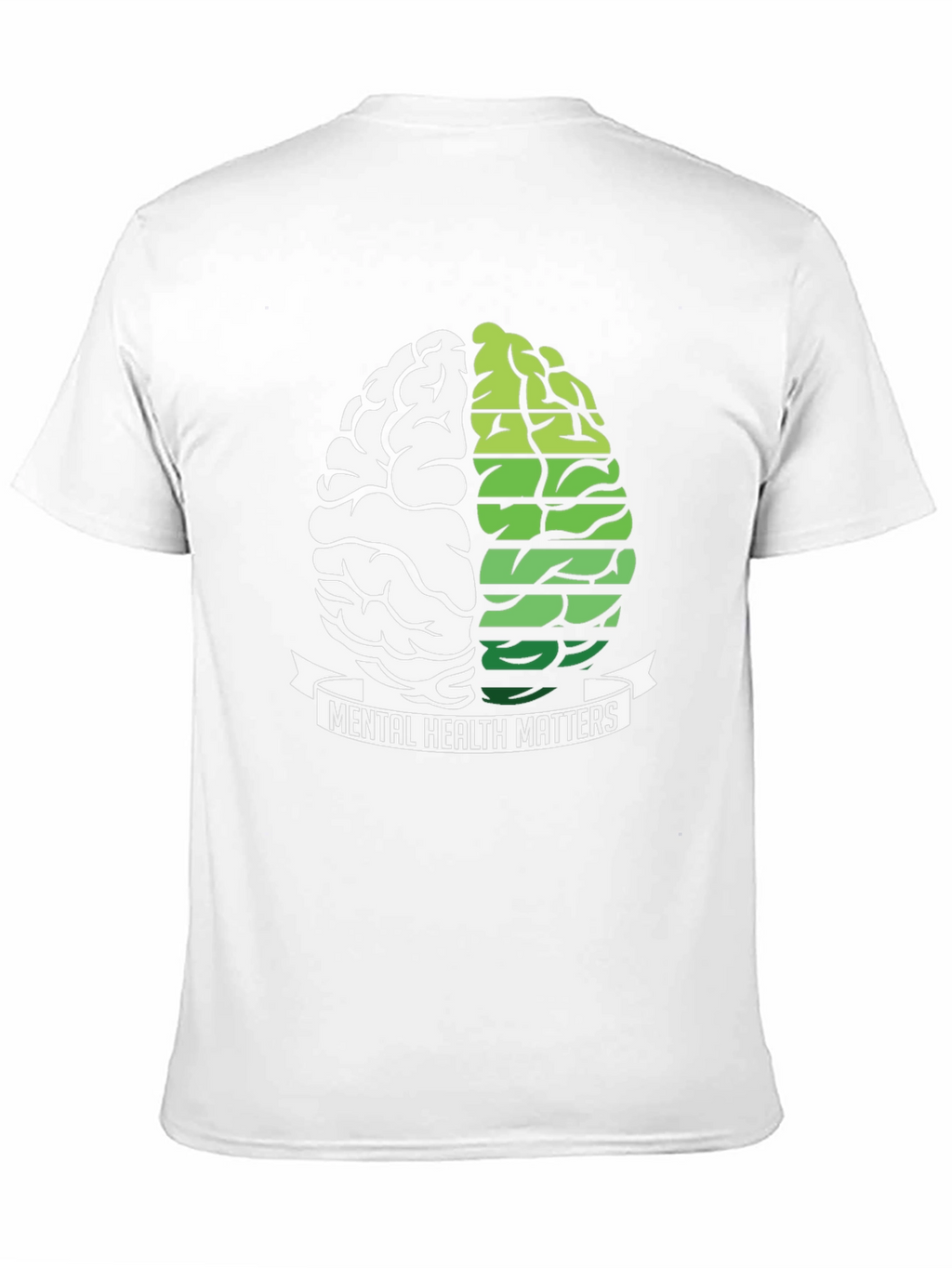 Mental Health Matters Brain Graphic T-Shirt