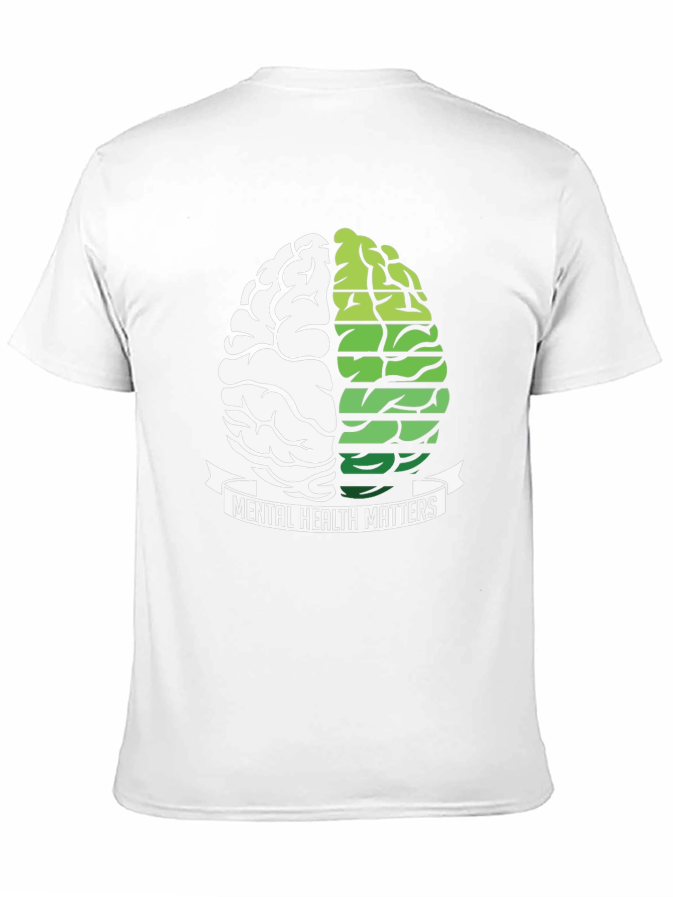 Mental Health Matters Brain Graphic T-Shirt