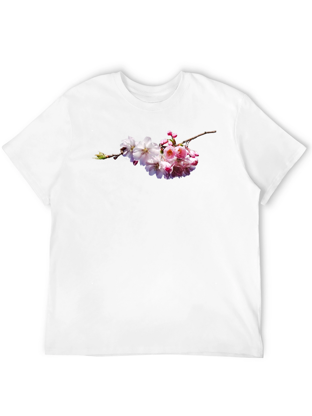 Cherry Blossom Graphic Tee - Black