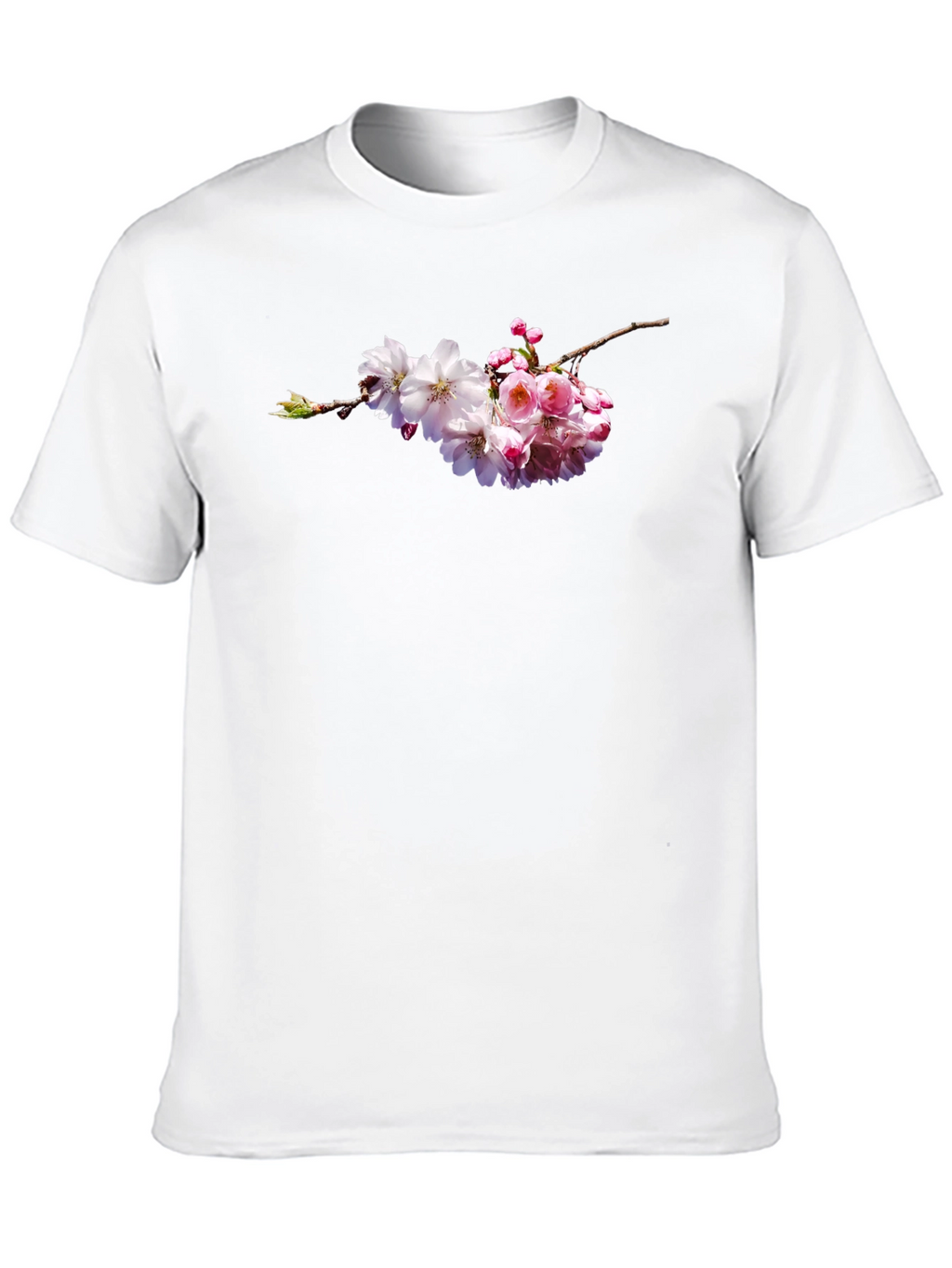 Cherry Blossom Graphic Tee - Black