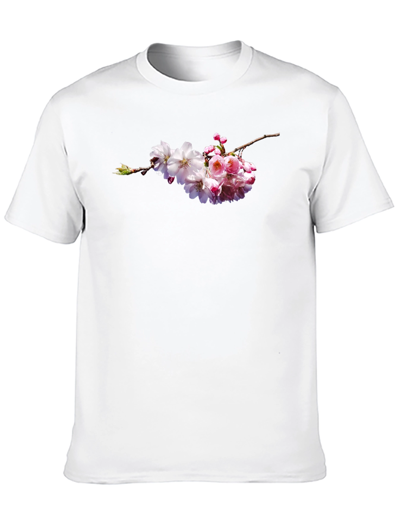 Cherry Blossom Graphic Tee - Black