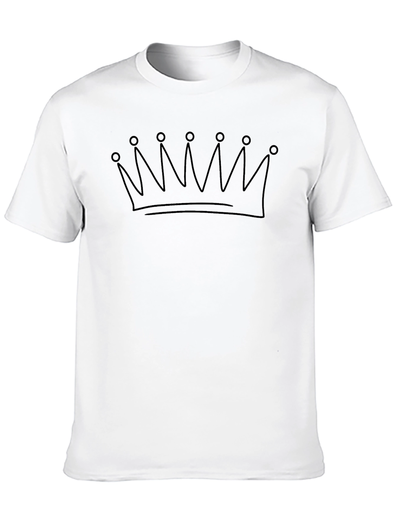 Crown Graphic Tee - Mens Black T-Shirt