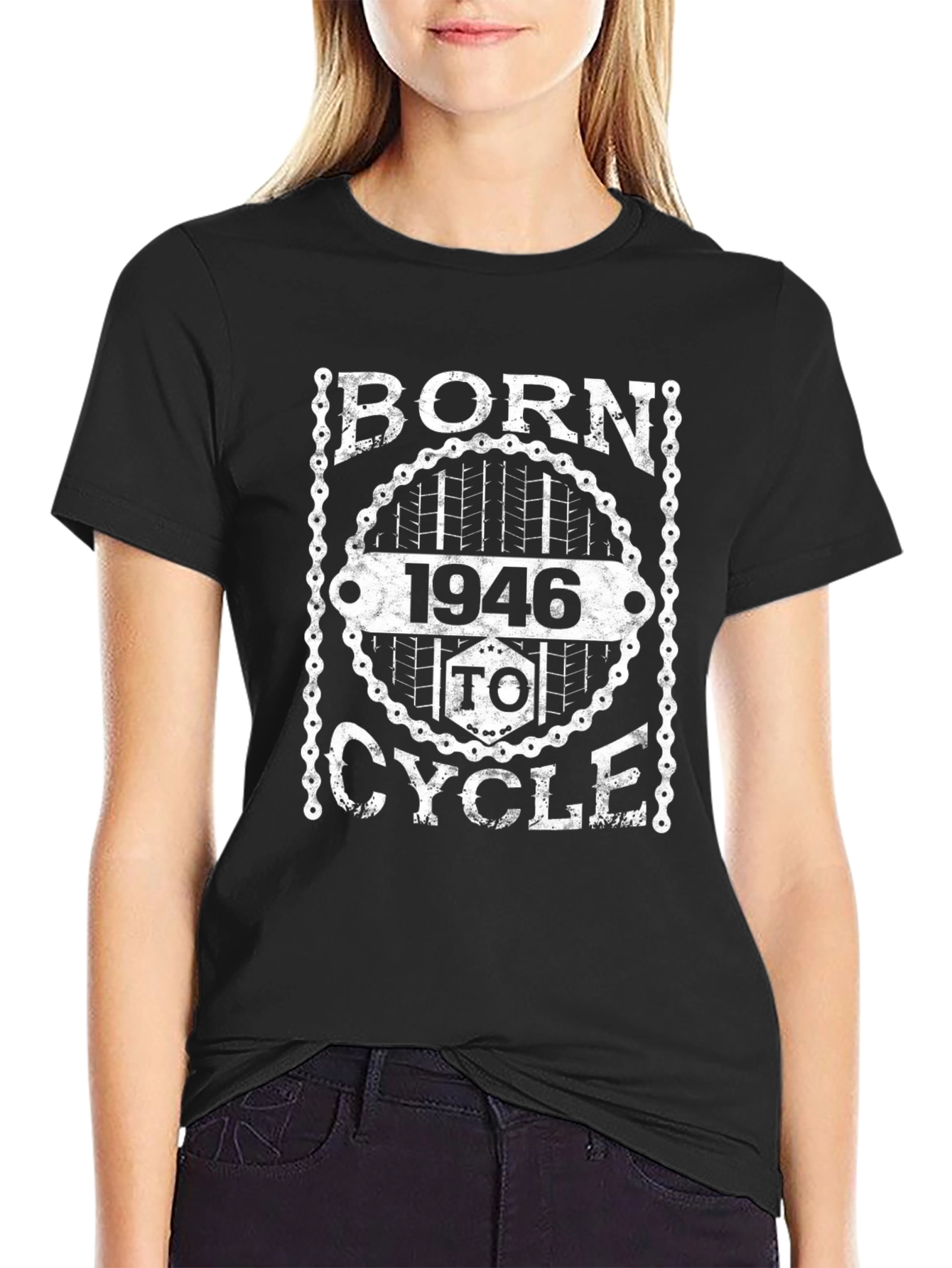 Born 1946 To Cycle T-Shirt - Biker Birthday Tee