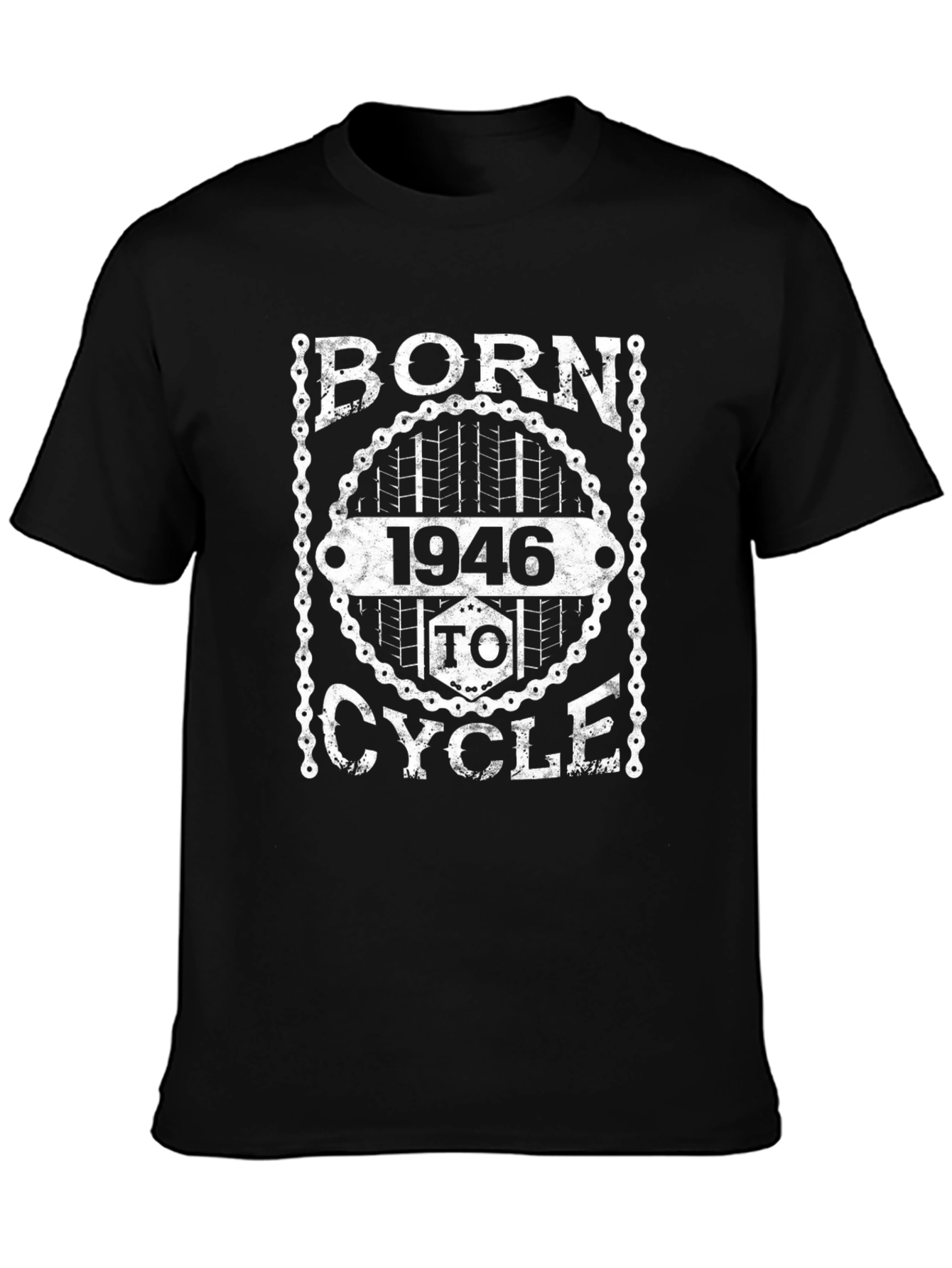 Born 1946 To Cycle T-Shirt - Biker Birthday Tee