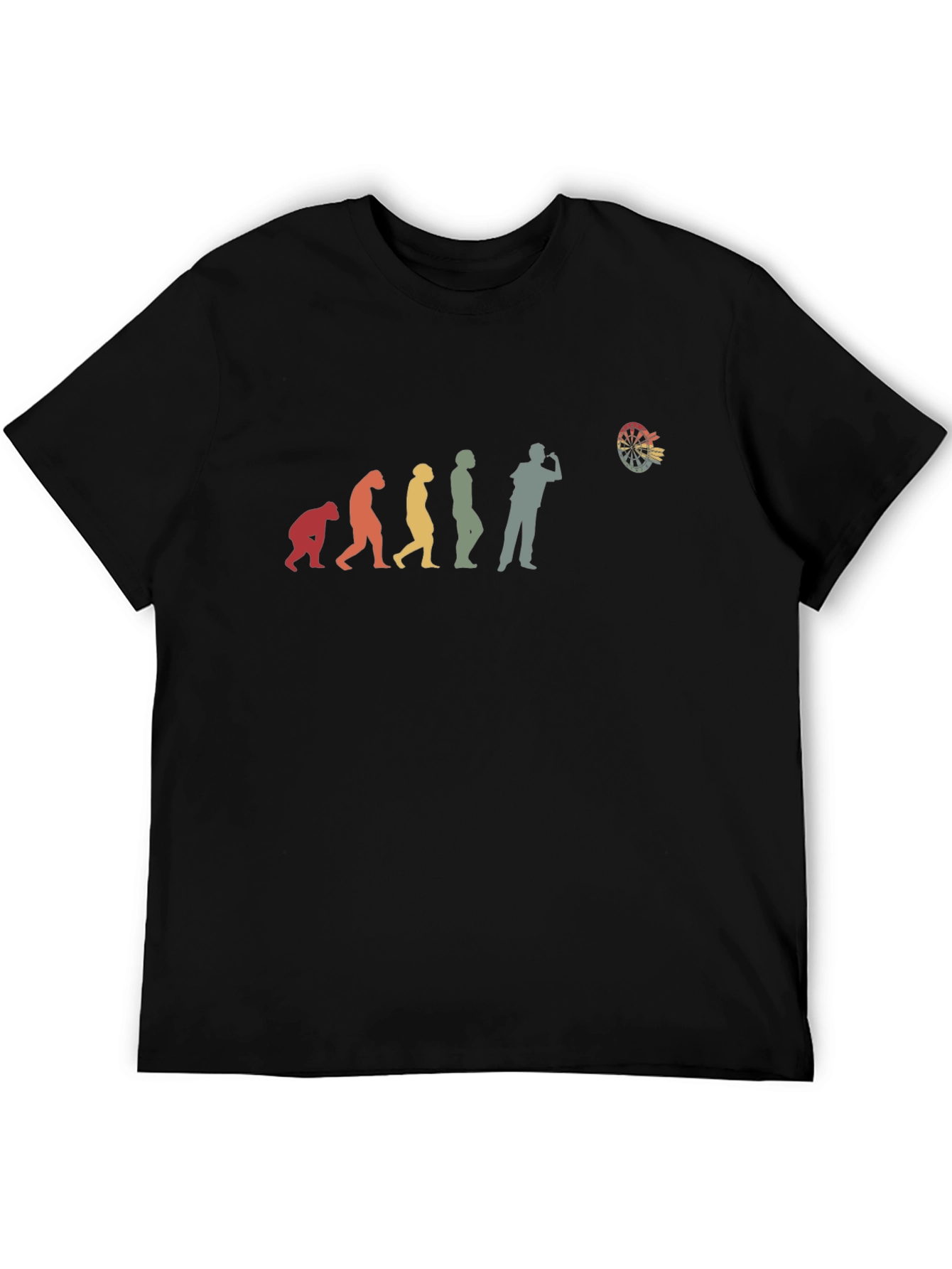 Evolution of Darts T-Shirt - Humorous Gift for Dart Players