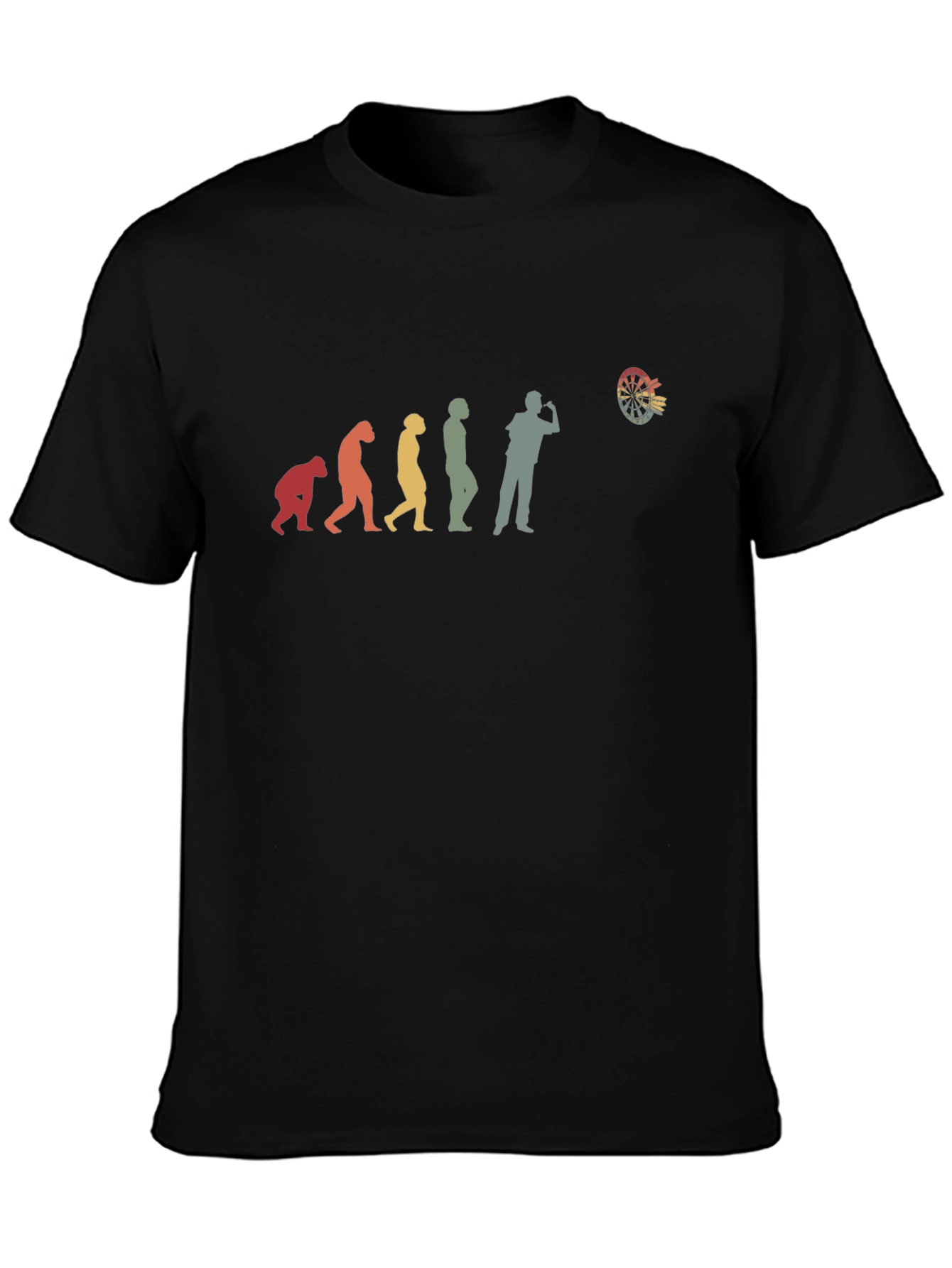 Evolution of Darts T-Shirt - Humorous Gift for Dart Players