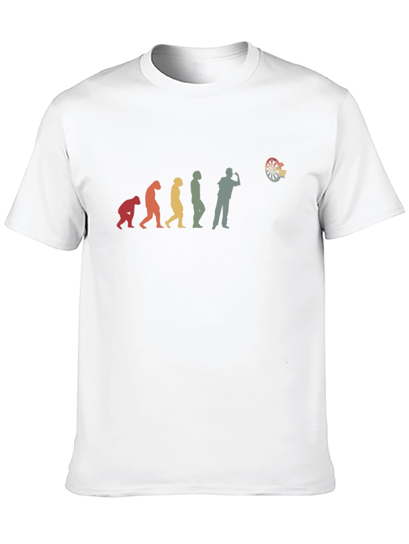 Evolution of Darts T-Shirt - Humorous Gift for Dart Players